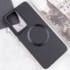 TPU чохол Bonbon Metal Style with MagSafe для Samsung Galaxy S23 Ultra, Чорний / Black