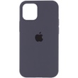 Чехол Silicone Case Full Protective (AA) для Apple iPhone 14 Pro (6.1") Серый / Dark Grey