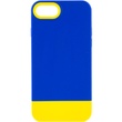 Чехол TPU+PC Bichromatic для Apple iPhone 7 / 8 / SE (2020) (4.7") Navy Blue / Yellow