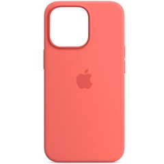 Чохол Silicone case (AAA) full with Magsafe для Apple iPhone 13 Pro (6.1"), Розовый / Pink Pomelo