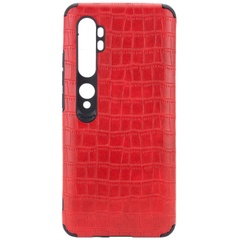 Кожаная накладка Epic Vivi Crocodile series для Xiaomi Mi Note 10 / Note 10 Pro / Mi CC9 Pro Красный