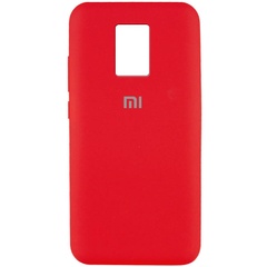 Чехол Silicone Cover Full Protective (AA) для Xiaomi Redmi Note 9s / Note 9 Pro / Note 9 Pro Max Красный / Red