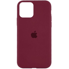 Чохол Silicone Case Full Protective (AA) для Apple iPhone 11 (6.1"), Бордовый / Plum