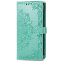 Кожаный чехол (книжка) Art Case с визитницей для Samsung Galaxy A06 Бирюзовый