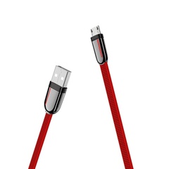 Дата кабель Hoco U74 "Grand" MicroUSB (1.2m) Красный