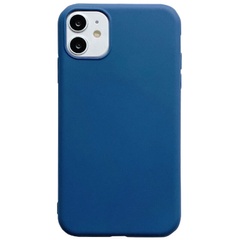 Силиконовый чехол Candy для Apple iPhone 11 (6.1") Синий