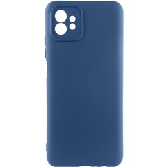 Чохол TPU GETMAN Liquid Silk Full Camera для Motorola Moto G32, Синій / Navy Blue