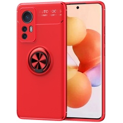 TPU чехол Deen ColorRing под магнитный держатель (opp) для Xiaomi 13T, Красный