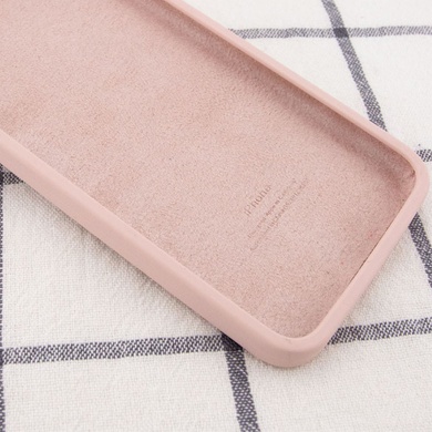 Чехол Silicone Case Square Full Camera Protective (AA) для Apple iPhone 11 Pro Max (6.5") Розовый / Pink Sand