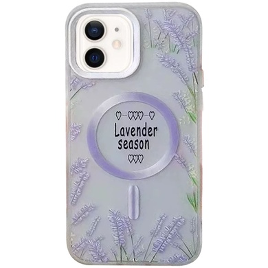 TPU+PC чохол Tenderness with MagSafe для Apple iPhone 11 (6.1"), Lavender season