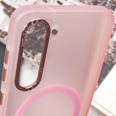 Чехол TPU Lyon frosted with MagSafe для Samsung Galaxy S23 Pink