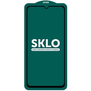 Захисне скло SKLO 5D (тех.пак) для Samsung Galaxy A23 4G, Чорний