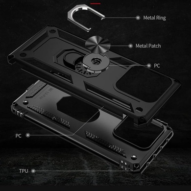 Ударопрочный чехол Serge Ring for Magnet для Xiaomi 13 Pro Черный