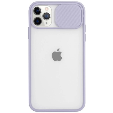 Чехол Camshield mate TPU со шторкой для камеры для Apple iPhone 12 Pro Max (6.7") Сиреневый