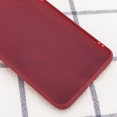 Силиконовый чехол Candy Full Camera для Apple iPhone 12 Pro Max (6.7") Красный / Camellia