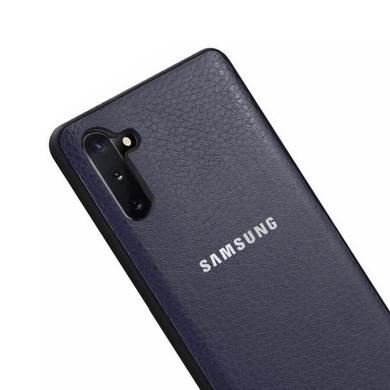 Кожаная накладка Classic series для Samsung Galaxy Note 10 Синий