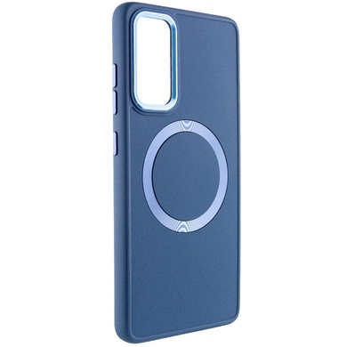 TPU чохол Bonbon Metal Style with MagSafe для Samsung Galaxy S23 FE, Синій / Cosmos Blue