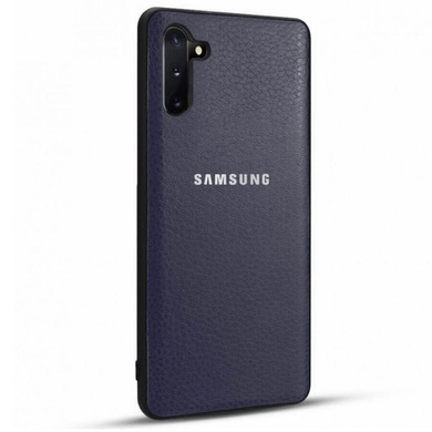 Кожаная накладка Classic series для Samsung Galaxy Note 10 Синий
