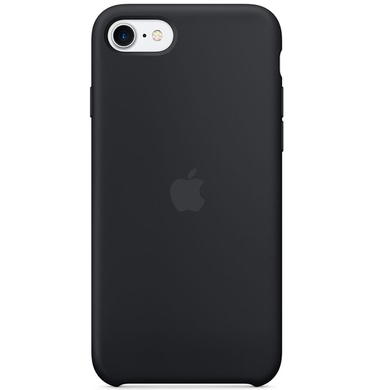Чехол Silicone case (AAA) для Apple iPhone SE (2020) Черный / Black