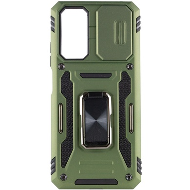 Ударопрочный чехол Camshield Army Ring для Xiaomi Redmi Note 11 Pro 4G/5G / 11E Pro / 12 Pro 4G Оливковый / Army Green