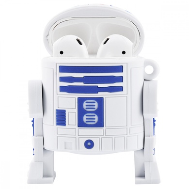 Силіконовий футляр Star Wars Droid для навушників AirPods, Синій
