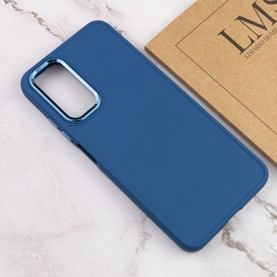 TPU чехол Bonbon Metal Style для Samsung Galaxy A23 4G Синий / Denim Blue