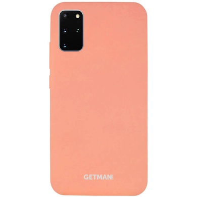 Чехол Silicone Cover GETMAN for Magnet для Samsung Galaxy S20+ Розовый / Flamingo