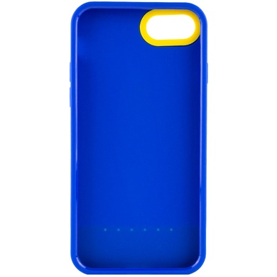 Чехол TPU+PC Bichromatic для Apple iPhone 7 / 8 / SE (2020) (4.7") Navy Blue / Yellow
