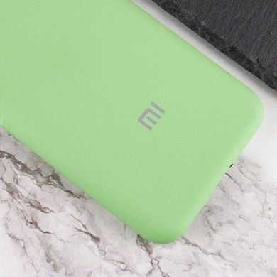 Чохол Silicone Cover Full Camera (AA) для Xiaomi Redmi 10C, М'ятний / Mint