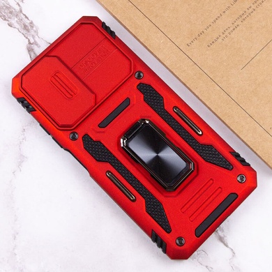 Удароміцний чохол Camshield Army Ring для Xiaomi Redmi 9A, Червоний / Red