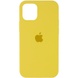 Чехол Silicone Case Full Protective (AA) для Apple iPhone 12 Pro / 12 (6.1") Желтый / Yellow