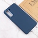 TPU чехол Bonbon Metal Style для Samsung Galaxy S24+ Синий / Cosmos blue