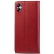 Кожаный чехол книжка GETMAN Gallant (PU) для Samsung Galaxy A04 Красный