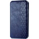 Кожаный чехол книжка GETMAN Cubic (PU) для Huawei Y6p Синий