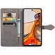 Кожаный чехол (книжка) Art Case с визитницей для Xiaomi Redmi Note 11 (Global) / Note 11S Серый