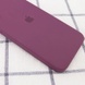 Чехол Silicone Case Square Full Camera Protective (AA) для Apple iPhone 11 (6.1") Бордовый / Maroon