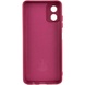 Чехол Silicone Cover Lakshmi Full Camera (A) для Motorola Moto G04 Бордовый / Marsala