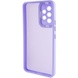 TPU+PC чохол Accent для Samsung Galaxy A73 5G, White / Purple