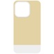 Чехол TPU+PC Bichromatic для Apple iPhone 12 Pro Max (6.7") Creamy-yellow / White