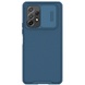 Карбоновая накладка Nillkin CamShield Pro для Samsung Galaxy A53 5G Синий / Blue