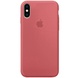 Чехол Silicone Case Full Protective (AA) для Apple iPhone X (5.8") / XS (5.8") Красный / Camellia