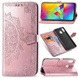 Шкіряний чохол (книжка) Art Case з візитницею для Samsung Galaxy A20 / A30, Рожевий