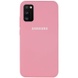 Чехол Silicone Cover Full Protective (AA) для Samsung Galaxy A41 Розовый / Pink
