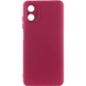 Чохол Silicone Cover Lakshmi Full Camera (A) для Motorola Moto G04, Бордовий / Marsala