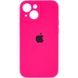 Чохол Silicone Case Full Camera Protective (AA) для Apple iPhone 15 (6.1"), Рожевий / Barbie pink