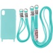 Чохол TPU two straps California для Apple iPhone XR (6.1"), Бирюзовый / Marine Green