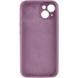 Чохол Silicone Case Full Camera Protective (AA) NO LOGO для Apple iPhone 15 Plus (6.7"), Лиловый / Lilac Pride
