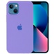 Чехол Silicone Case Full Protective (AA) для Apple iPhone 13 mini (5.4") Сиреневый / Dasheen