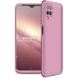 Пластикова накладка GKK LikGus 360 градусів (opp) для Samsung Galaxy A12, Розовый / Rose Gold