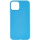 Силиконовый чехол Candy для Apple iPhone 13 (6.1") Голубой